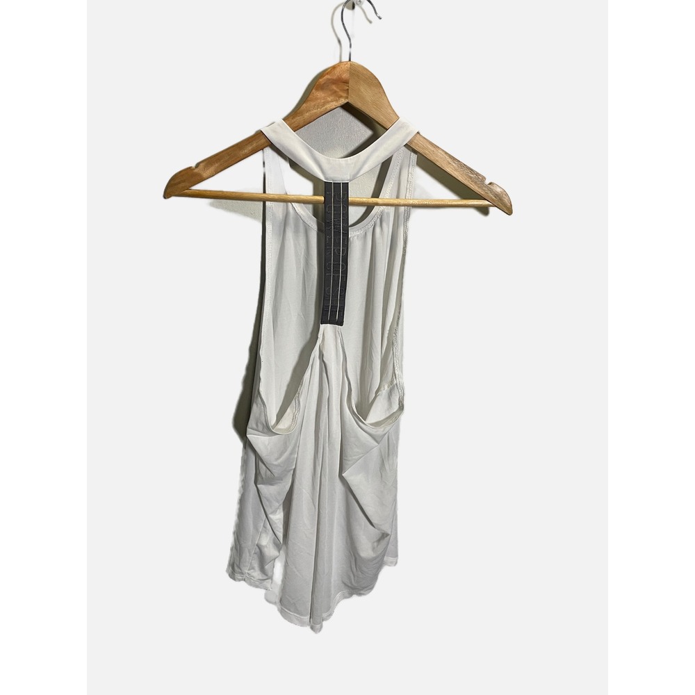 Athleta Incline Tank Top Womens Large White Racerback Activewear Yoga Gym